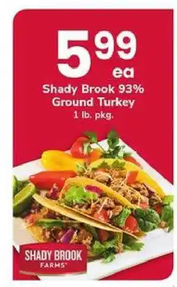 Safeway Shady Brook 93% Ground Turkey offer