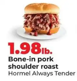 Hy-Vee Bone-in Pork Shoulder Roast offer