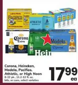 Safeway Corona, Heineken, Modelo, Pacifico, Athletic, or High Noon offer