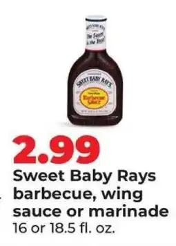 Hy-Vee Sweet Baby Rays offer