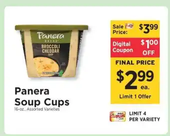 Panera Soup Cups