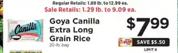 ShopRite Goya Canilla Extra Long Grain Rice offer