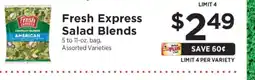 ShopRite Fresh Express Salad Blends offer