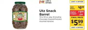 ShopRite Utz Snack Barrel offer