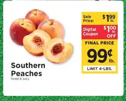 ShopRite Southern Peaches offer