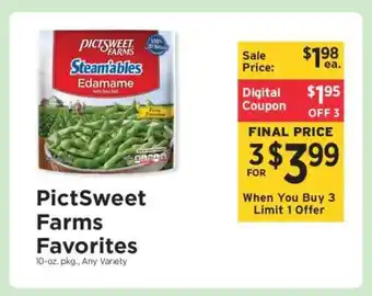 ShopRite PictSweet Farms Favorites offer