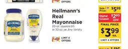 ShopRite Hellmann's Real Mayonnaise offer