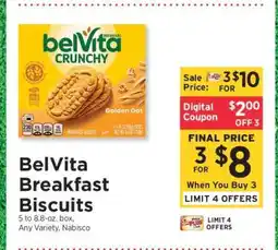 ShopRite belVita Breakfast Biscuits offer