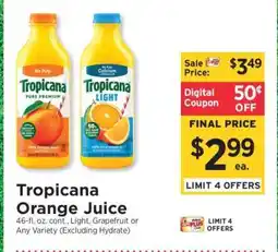 ShopRite Tropicana Orange Juice offer