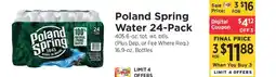 ShopRite Poland Spring Water 24-Pack offer