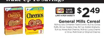 ShopRite General Mills Cereal offer