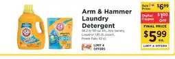 ShopRite Arm & Hammer Laundry Detergent offer