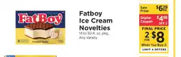 ShopRite FatBoy Ice Cream Novelties offer