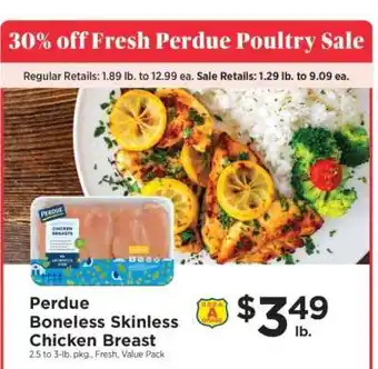 ShopRite Perdue Boneless Skinless Chicken Breast offer