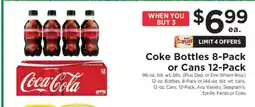 ShopRite Coke Bottles 8-Pack or Cans 12-Pack offer