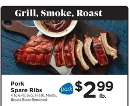 ShopRite Pork Spare Ribs offer
