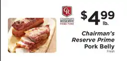 ShopRite Chairman's Reserve Prime Pork Belly offer