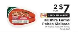 ShopRite Hillshire Farms Polska Kielbasa offer