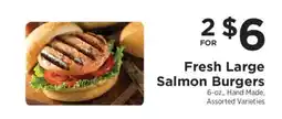 ShopRite Fresh Large Salmon Burgers offer