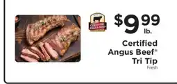 ShopRite Certified Angus Beef Tri Tip offer