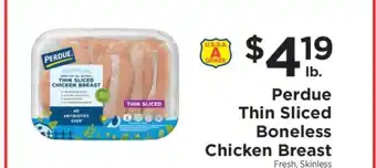 ShopRite Perdue Thin Sliced Boneless Chicken Breast offer