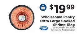 ShopRite Wholesome Pantry Extra Large Cooked Shrimp Ring offer