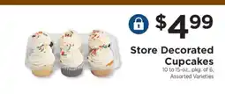 ShopRite Store Decorated Cupcakes offer