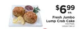 ShopRite Fresh Jumbo Lump Crab Cake offer