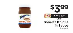 ShopRite Sabrett Onions In Sauce offer