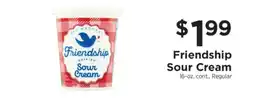 ShopRite Friendship Sour Cream offer