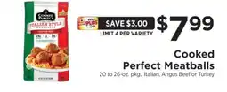 ShopRite Cooked Perfect Meatballs offer