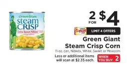 ShopRite Green Giant Steam Crisp Corn offer