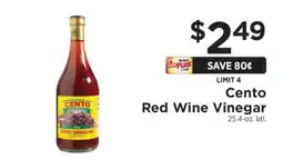 ShopRite Cento Red Wine Vinegar offer