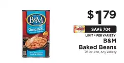 ShopRite B & M Baked Beans offer