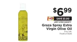 ShopRite Graza Spray Extra Virgin Olive Oil offer