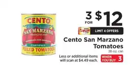 ShopRite Cento San Marzano Tomatoes offer