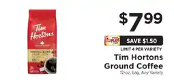 ShopRite Tim Hortons Ground Coffee offer