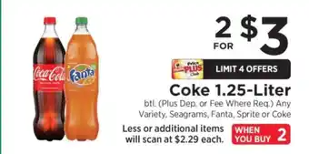 ShopRite Coke 1.25-Liter offer