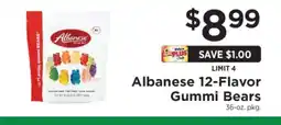 ShopRite Albanese 12-Flavor Gummi Bears offer