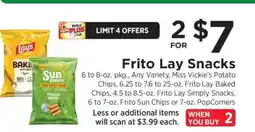 ShopRite Frito Lay Snacks offer