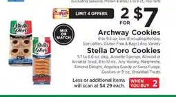 ShopRite Stella D'oro Cookies offer