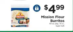 ShopRite Mission Flour Burritos offer