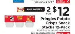 ShopRite Pringles Potato Crisps Snack Stacks 12-Pack offer