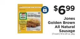 ShopRite Jones Golden Brown All Natural Sausage offer