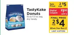 ShopRite TastyKake Donuts offer
