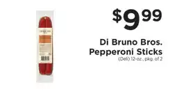 ShopRite Di Bruno Bros. Pepperoni Sticks offer