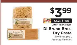 ShopRite Di Bruno Bros. Dry Pasta offer