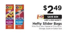 ShopRite Hefty Slider Bags offer