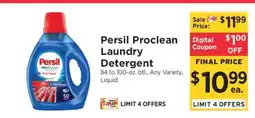 ShopRite Persil Proclean Laundry Detergent offer