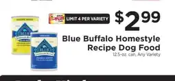 ShopRite Blue Buffalo Homestyle Recipe Dog Food offer